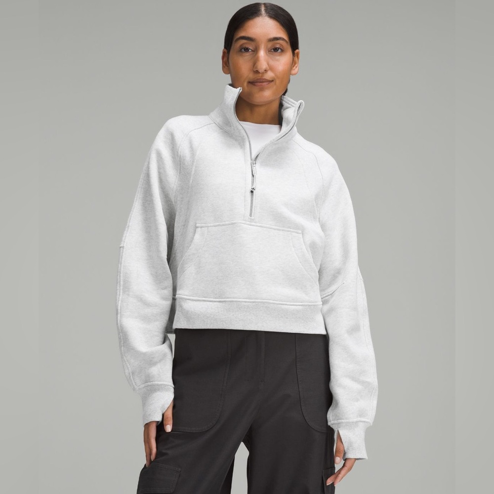 lululemon athletica Gray Half-Zip Sweatshirt